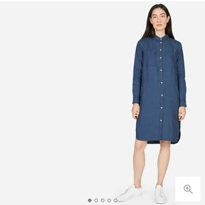 Everlane Linen Shirtdress, Size 0